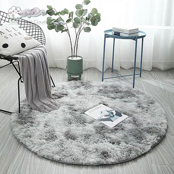 fluffy round alfombra for living room decor faux fur carpet kids room hanging basket chair area rug mats customizable
fluffy round alfombra for living room decor faux fur carpet kids room hanging basket chair area rug mats customizable