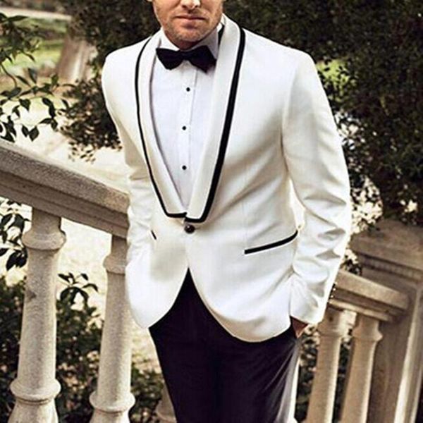 men's suits & blazers 2021 morning style costume homme shawl collar terno masculinomen suit for wedding classic white men blazer (jacke, White;black
men's suits & blazers 2021 morning style costume homme shawl collar terno masculinomen suit for wedding classic white men blazer (jacke, White;black