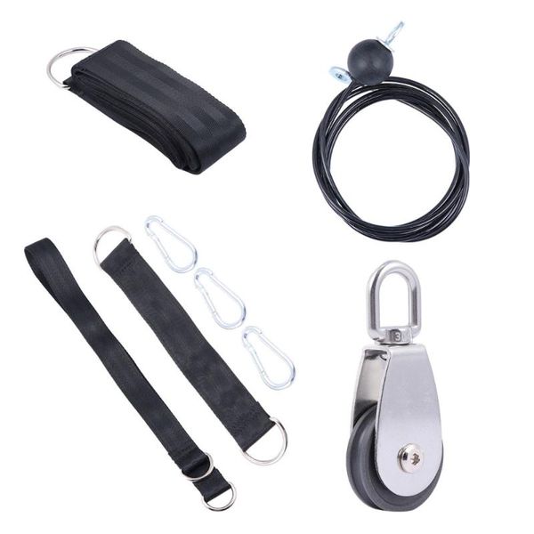 resistance bands 1 set pulley cable system tricep rope diy loading for home gym
resistance bands 1 set pulley cable system tricep rope diy loading for home gym