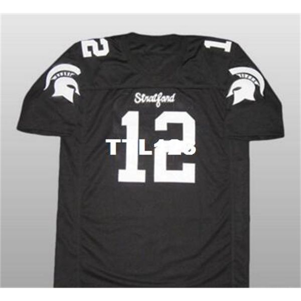 3740 #12 andrew luck stratford high school college jersey size s-4xl or custom any name or number jersey, Black
3740 #12 andrew luck stratford high school college jersey size s-4xl or custom any name or number jersey, Black