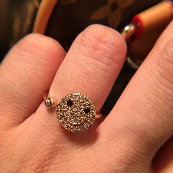 smiling face opening ring sweet mori online celebrity ring smiling face temperament ring student girl heart, Silver
smiling face opening ring sweet mori online celebrity ring smiling face temperament ring student girl heart, Silver