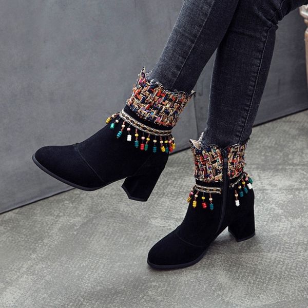 blxqpyt big size 34-50 autumn winter boots warm women platform zip high heels 6.5cm female shoes woman ankle boot, Black
blxqpyt big size 34-50 autumn winter boots warm women platform zip high heels 6.5cm female shoes woman ankle boot, Black