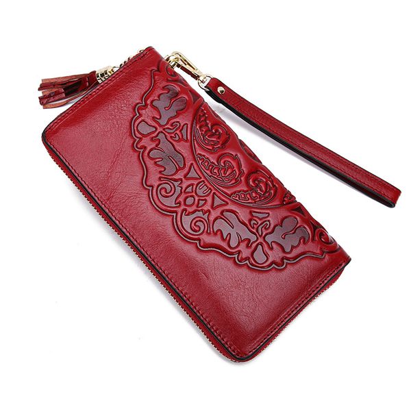 designer wallet real eather wallet women chinese style ladies leather purses floral women wallets genuine leather coin purse, Red;black
designer wallet real eather wallet women chinese style ladies leather purses floral women wallets genuine leather coin purse, Red;black