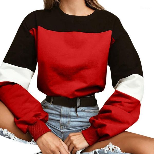 autumn fashion patchwork color sweatshirts womens long sleeve sports short pullover o-neck contrast color casual harajuku#y31, Black
autumn fashion patchwork color sweatshirts womens long sleeve sports short pullover o-neck contrast color casual harajuku#y31, Black
