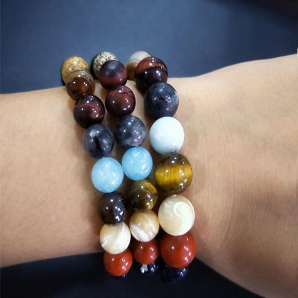 beaded, strands galaxy fashion universe bracelet men natural stone planet for women jewelry gift, Black
beaded, strands galaxy fashion universe bracelet men natural stone planet for women jewelry gift, Black