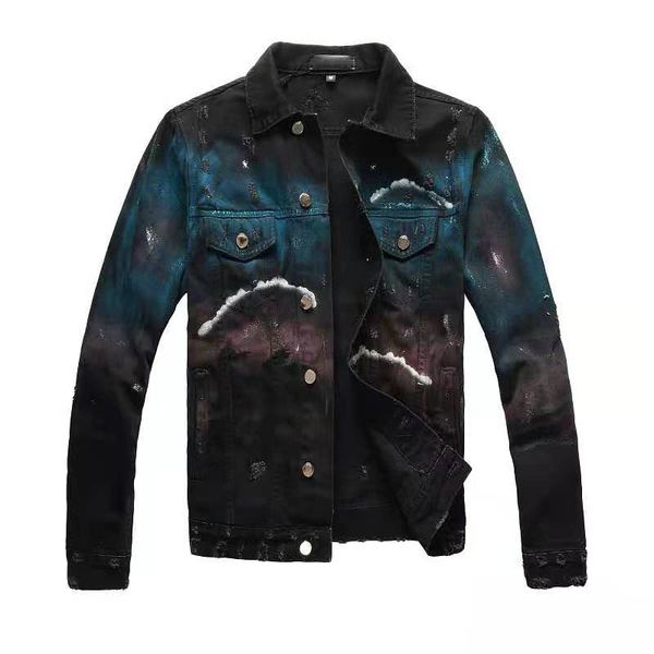 fashionable men's casual denim jacket by dhl fast ship men's outerwear, Black;brown
fashionable men's casual denim jacket by dhl fast ship men's outerwear, Black;brown