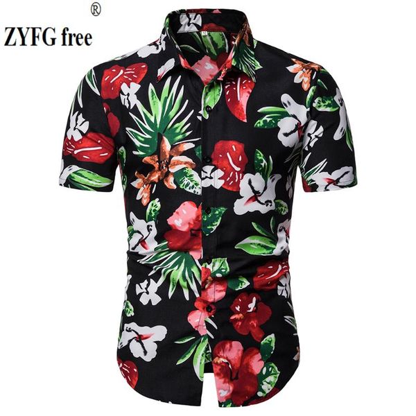men's casual shirts 2021 summer shirt cotton polyester blend turn-down collar short-sleeve flower printing, White;black
men's casual shirts 2021 summer shirt cotton polyester blend turn-down collar short-sleeve flower printing, White;black