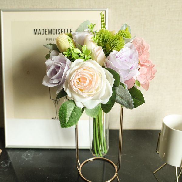 simulation rose bunch artificial silk flowers for wedding bride bouquet home decoration accessories fake rose flower wreath
simulation rose bunch artificial silk flowers for wedding bride bouquet home decoration accessories fake rose flower wreath