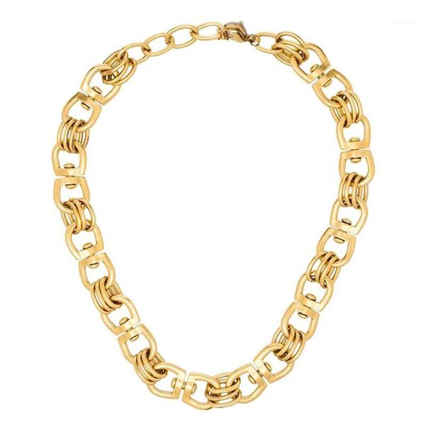 chokers collier 2021 jewelry stainless steel punk hip hop chain metal brass necklace women men man chunky necklaces1, Golden;silver
chokers collier 2021 jewelry stainless steel punk hip hop chain metal brass necklace women men man chunky necklaces1, Golden;silver