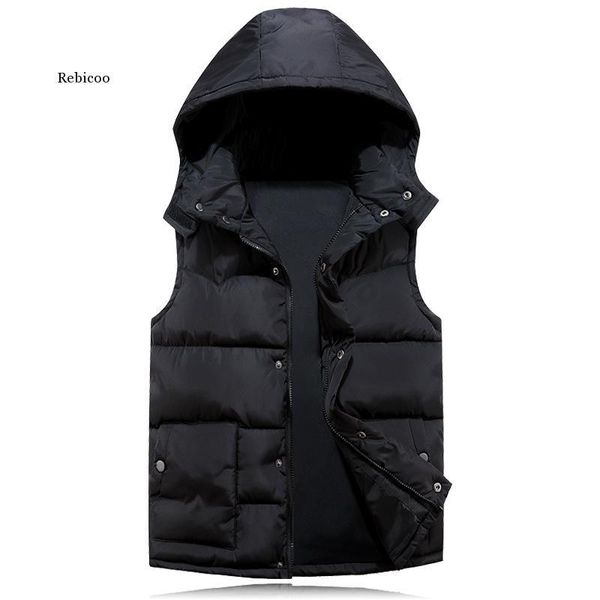 men's vests cotton hoodie vest for men winter warm thick casual windbreaker kids 3 colors red sleeveless jacket male classic waistcoat, Black;white
men's vests cotton hoodie vest for men winter warm thick casual windbreaker kids 3 colors red sleeveless jacket male classic waistcoat, Black;white