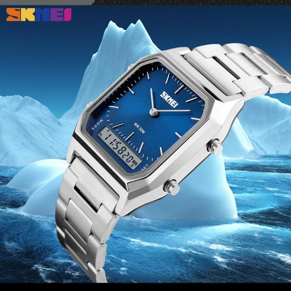 wristwatches skmei 1220 men quartz digital dual time watches sport fashion chronograph back light water resistant watch, Slivery;brown
wristwatches skmei 1220 men quartz digital dual time watches sport fashion chronograph back light water resistant watch, Slivery;brown