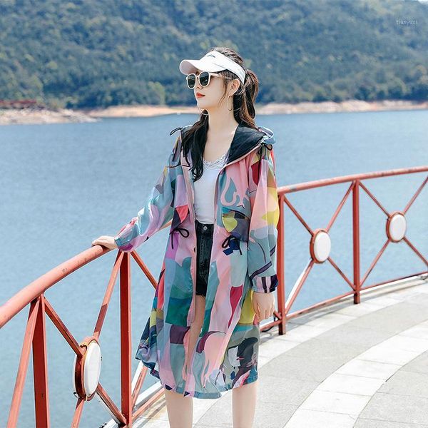 camouflage sun-proof clothing women's mid-length 2020 summer sun blocking shirt seaside holiday loose color shirt1, Black;brown
camouflage sun-proof clothing women's mid-length 2020 summer sun blocking shirt seaside holiday loose color shirt1, Black;brown