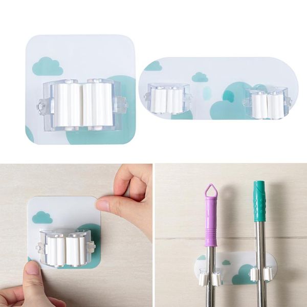 hooks & rails 1pc home mop holder broom hanger storage rack wall-mounted kitchen organizer bathroom brush
hooks & rails 1pc home mop holder broom hanger storage rack wall-mounted kitchen organizer bathroom brush