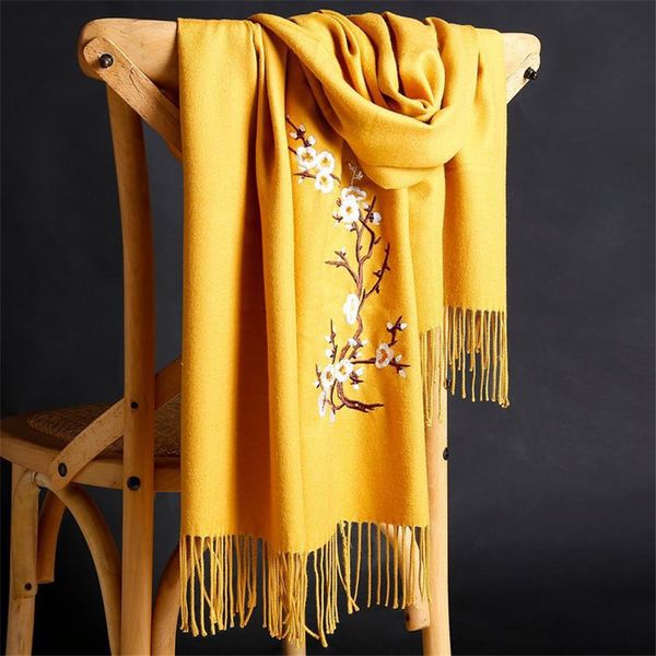 lamaxpa new winter warm solid scarf for women/lady soft wool pashmina shawls flower embroidery cashmere female wraps capes t200225, Blue;gray
lamaxpa new winter warm solid scarf for women/lady soft wool pashmina shawls flower embroidery cashmere female wraps capes t200225, Blue;gray