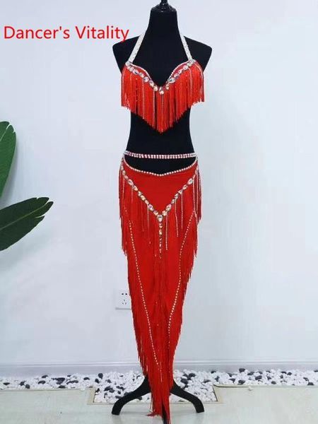 stage wear women belly dance group competition suit slap-up tassel bra diamond skirt set drum oriental dancing performance outfits1, Black;red
stage wear women belly dance group competition suit slap-up tassel bra diamond skirt set drum oriental dancing performance outfits1, Black;red