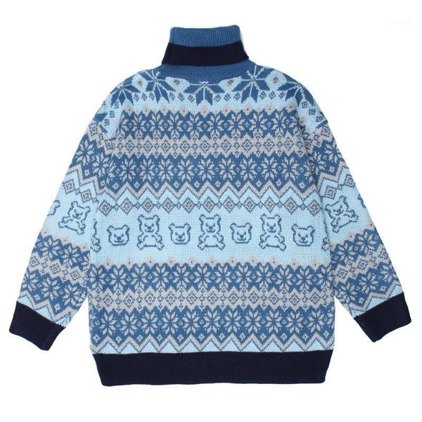 harajuku vintage turtleneck sweater pullover men bear snowflake knitted sweater christmas streetwear retro winter1, White;black
harajuku vintage turtleneck sweater pullover men bear snowflake knitted sweater christmas streetwear retro winter1, White;black