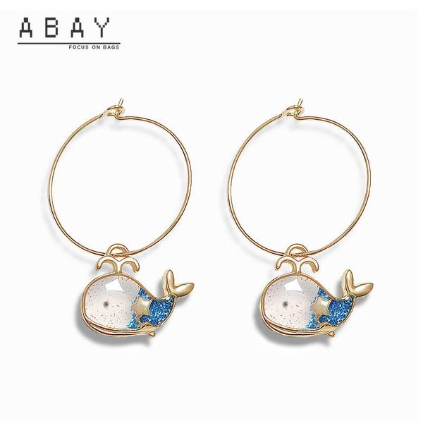 stud fashion small whale circle earrings women 2021 simple versatile temperament super fairy tail ear pendant trend, Golden;silver
stud fashion small whale circle earrings women 2021 simple versatile temperament super fairy tail ear pendant trend, Golden;silver