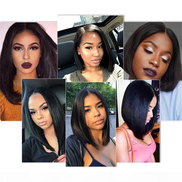 short human hair bob wigs brazilian lace front human hair wigs for black women remy straight lace front wig 130% 4x4 closure wig, Black;brown
short human hair bob wigs brazilian lace front human hair wigs for black women remy straight lace front wig 130% 4x4 closure wig, Black;brown