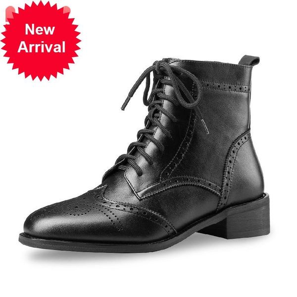 ankle boots for women lacing knit women's winter toe round foot casual square heel mujer shoes size 34-40, Black
ankle boots for women lacing knit women's winter toe round foot casual square heel mujer shoes size 34-40, Black