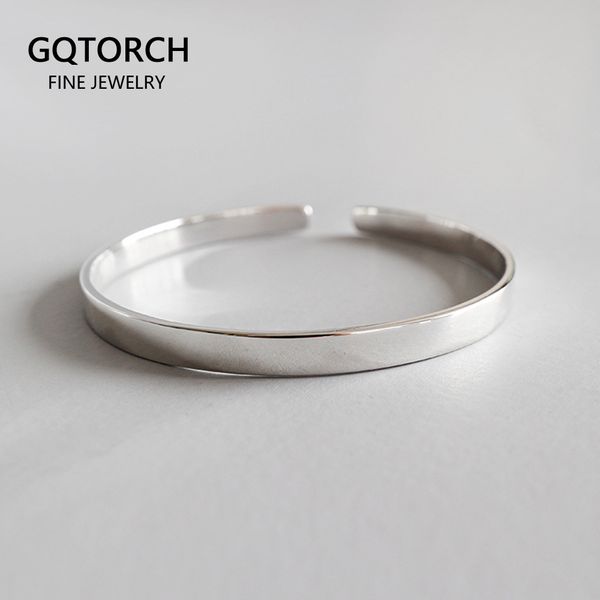 real 925 sterling silver cuff bracelets for women polishing and matte process elegant simple bracelet bangles fine jewelry q1201, Black
real 925 sterling silver cuff bracelets for women polishing and matte process elegant simple bracelet bangles fine jewelry q1201, Black
