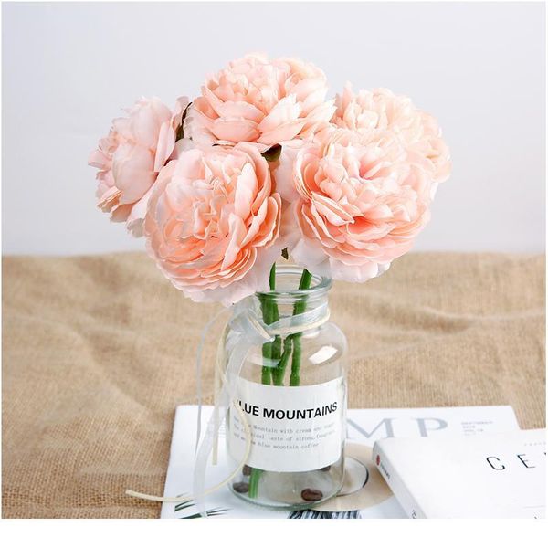 new peony bouquet artificial silk flowers for home decoration wedding fake flower bride faux flowers liv jllasp
new peony bouquet artificial silk flowers for home decoration wedding fake flower bride faux flowers liv jllasp