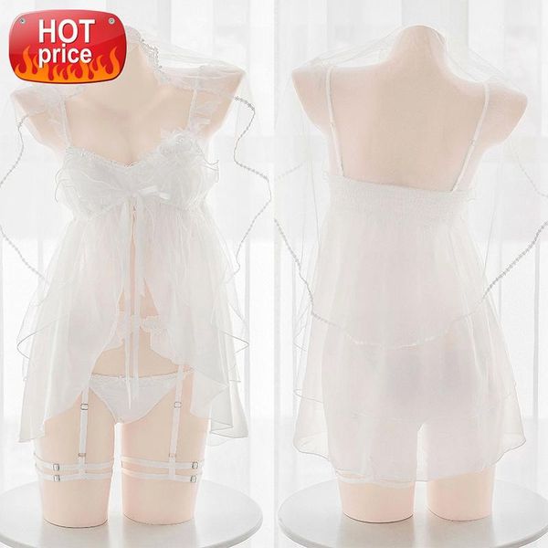 sweet lolita kawaii lingerie cute wedding dress for women white lace sleepwear erotic cosplay anime outfit with panties garter #wk3w, Black;white
sweet lolita kawaii lingerie cute wedding dress for women white lace sleepwear erotic cosplay anime outfit with panties garter #wk3w, Black;white