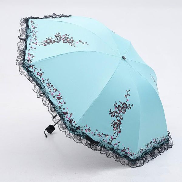 umbrellas 6 colors plum flower blossom parasol lace three folding umbrella uv brand sunny / rain sun women1
umbrellas 6 colors plum flower blossom parasol lace three folding umbrella uv brand sunny / rain sun women1