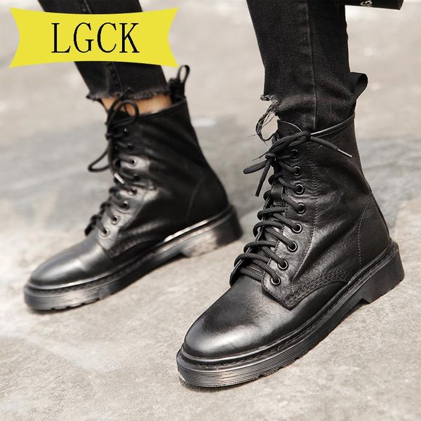 plus size 34-42 fashion boots autumn lace up cow leather boot anti-slip wear-resistant comfortable women ankle boot, Black
plus size 34-42 fashion boots autumn lace up cow leather boot anti-slip wear-resistant comfortable women ankle boot, Black