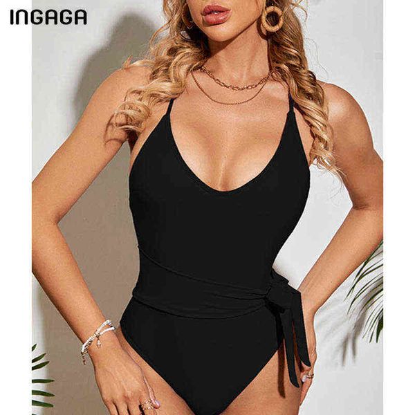 swimsuit ingaga scoop neck swimsuit one piece solid women's swimwear backless bathing suits crisscross bodysuit belted beachwear, White;black
swimsuit ingaga scoop neck swimsuit one piece solid women's swimwear backless bathing suits crisscross bodysuit belted beachwear, White;black