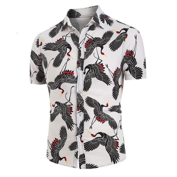 summer hawaiian shirt men fashion mens printed loose short sleeve casual buttons shirt men shirt male, White;black
summer hawaiian shirt men fashion mens printed loose short sleeve casual buttons shirt men shirt male, White;black
