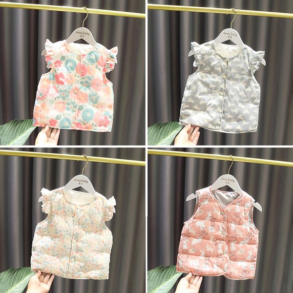 2-8 years old 90% white duck warm female baby winter dress girl foreign style light luxury down jacket vest, Blue;gray
2-8 years old 90% white duck warm female baby winter dress girl foreign style light luxury down jacket vest, Blue;gray
