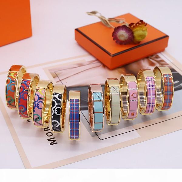 enamel colorful woman bracelet fashion bracelets for man womens jewelry bracelet jewelry 10 color optional with box, Black
enamel colorful woman bracelet fashion bracelets for man womens jewelry bracelet jewelry 10 color optional with box, Black