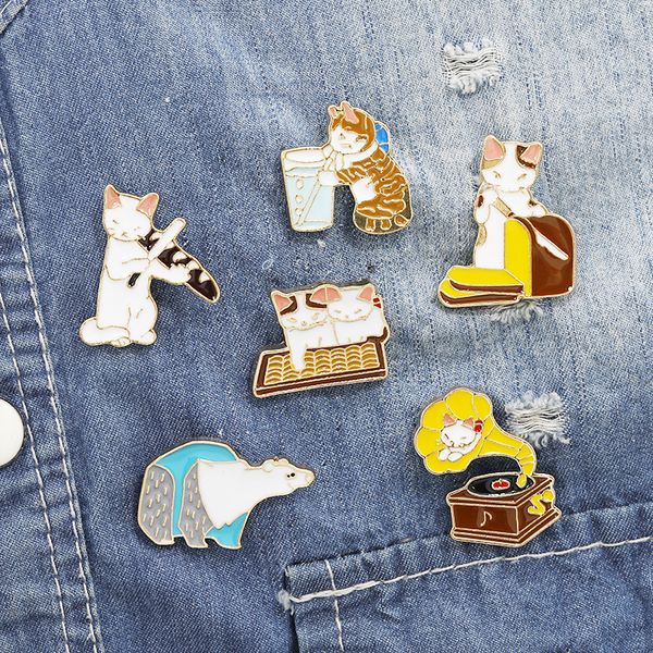 japanese korean cartoons brooch pins funny creativity cat enamel brooches for girls gift jewelry badges bag clothes accessories shirt pin, Gray
japanese korean cartoons brooch pins funny creativity cat enamel brooches for girls gift jewelry badges bag clothes accessories shirt pin, Gray