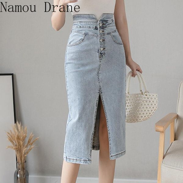 skirts vintage women denim midi skirt split front mid-calf length buttoned high waist pencil jean, Black
skirts vintage women denim midi skirt split front mid-calf length buttoned high waist pencil jean, Black
