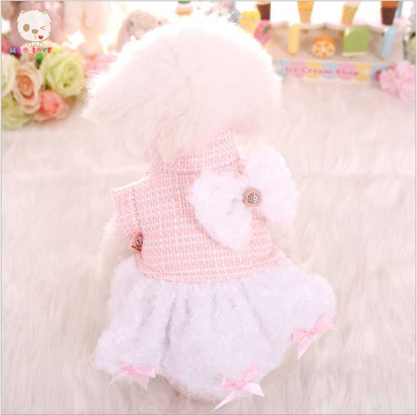 2021 newautumn and winter new big bow thickened cotton coat teddy bichon pet dog clothes wholesale
2021 newautumn and winter new big bow thickened cotton coat teddy bichon pet dog clothes wholesale