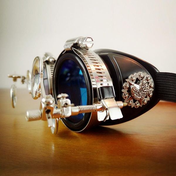 sunglasses vazrobe steampunk goggles men women vintage punk glasses hip hop party celebrity halloween eyewear, White;black
sunglasses vazrobe steampunk goggles men women vintage punk glasses hip hop party celebrity halloween eyewear, White;black