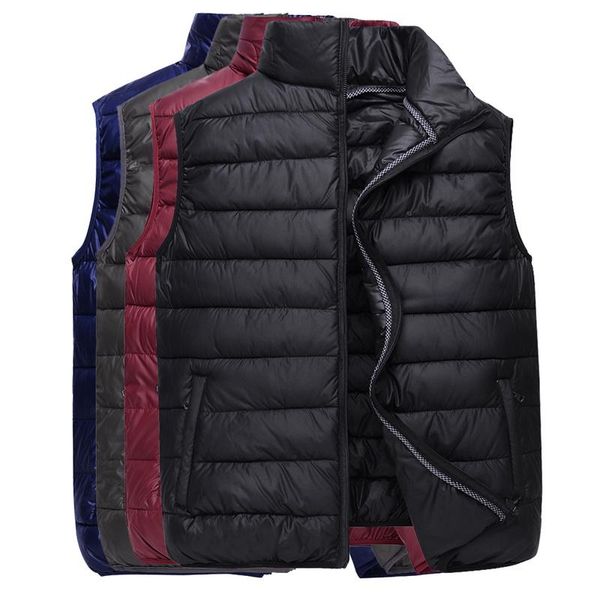 men's vests zogaa winter solid color jacket vest for men casual warm sleeveless stand collar parkas male slim fit zipper waistcoat, Black;white
men's vests zogaa winter solid color jacket vest for men casual warm sleeveless stand collar parkas male slim fit zipper waistcoat, Black;white