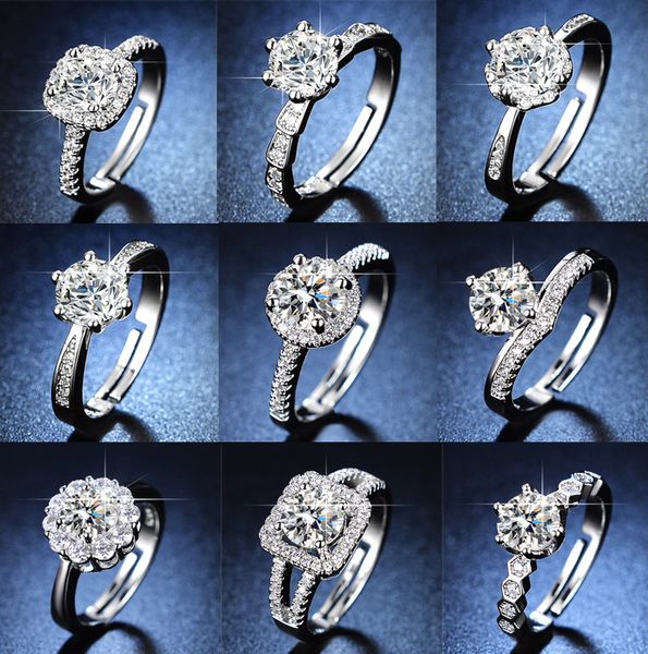 ring with original box set fit pandora style wedding ring engagement jewelry for women girls, Silver
ring with original box set fit pandora style wedding ring engagement jewelry for women girls, Silver