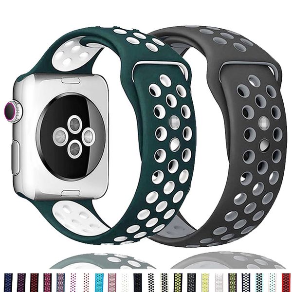 silicone strap for apple watch band 44mm 40mm 38mm 42mm 40 42 44 mmbreathable wrist belt sport bracelet iwatch series 4 3 5 6 se
silicone strap for apple watch band 44mm 40mm 38mm 42mm 40 42 44 mmbreathable wrist belt sport bracelet iwatch series 4 3 5 6 se