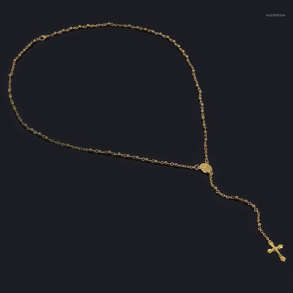 gold beads rosary blessed goddess pendant necklace hip hop golden cross jesus necklace christian catholic religious jewelry1, Silver
gold beads rosary blessed goddess pendant necklace hip hop golden cross jesus necklace christian catholic religious jewelry1, Silver