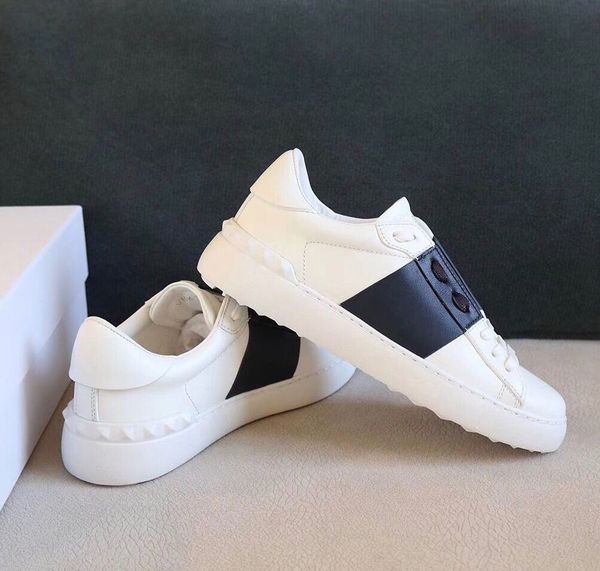 originals men's rock studs sneakers white leather men outdoor casual women sports t-quality rock runner trainers eu35-46, Black
originals men's rock studs sneakers white leather men outdoor casual women sports t-quality rock runner trainers eu35-46, Black