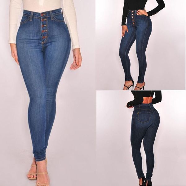 women's jeans woman jean denim pencil pants brand stretch high waist women trousers, Blue
women's jeans woman jean denim pencil pants brand stretch high waist women trousers, Blue