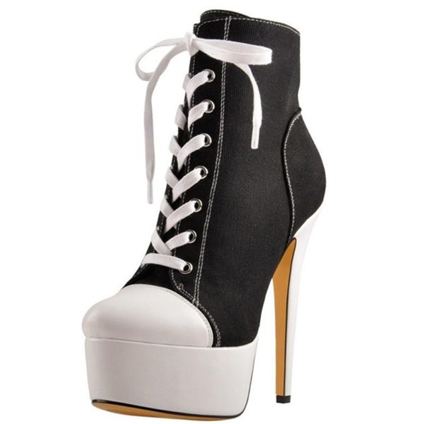 new authentic cowboy elegant ladies super high heel short boots fashion round head zipper cross straps ladies casual nude boots, Black
new authentic cowboy elegant ladies super high heel short boots fashion round head zipper cross straps ladies casual nude boots, Black