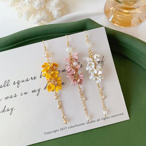 dangle & chandelier fashion fairy earrings for women flower tassel freshwater pearl long temperament jewelry gifts, Silver
dangle & chandelier fashion fairy earrings for women flower tassel freshwater pearl long temperament jewelry gifts, Silver