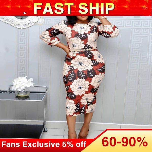 elegant women floral printed dress summer african 2020 office lady workwear pencil midi dresses robe femme vestiods vintage1, Black;gray
elegant women floral printed dress summer african 2020 office lady workwear pencil midi dresses robe femme vestiods vintage1, Black;gray