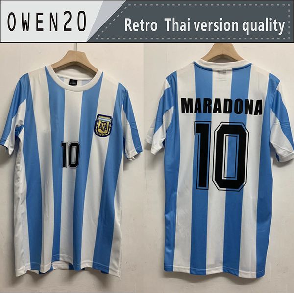 1986 argentina retro soccer jersey 86 maradona vintage classic 1978 argentina maradona 78 football shirts maillot camisetas football shirt, Black;yellow
1986 argentina retro soccer jersey 86 maradona vintage classic 1978 argentina maradona 78 football shirts maillot camisetas football shirt, Black;yellow