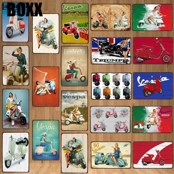 vespa classic scooter мотоцикл олово знак гаража металлические пластины стены pob home art decor motor decor железный плакат
vespa classic scooter мотоцикл олово знак гаража металлические пластины стены pob home art decor motor decor железный плакат