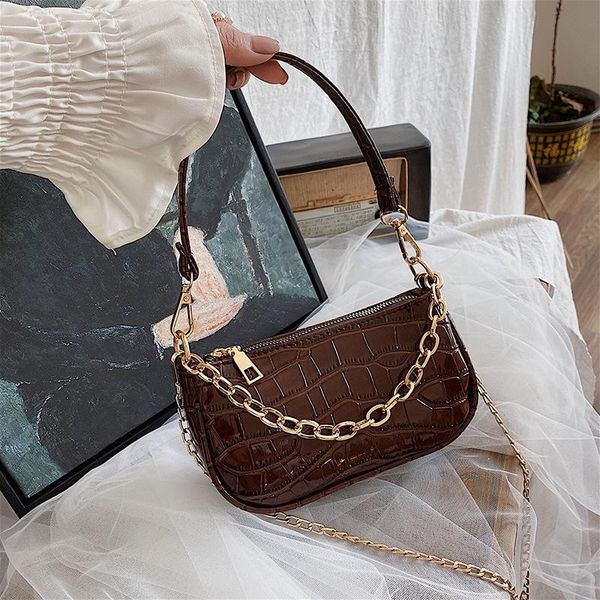 fashion crocodile bags leather bags pattern pu for shoulder designer tote women chain handbag luxury baguette female travel mini oviud
fashion crocodile bags leather bags pattern pu for shoulder designer tote women chain handbag luxury baguette female travel mini oviud