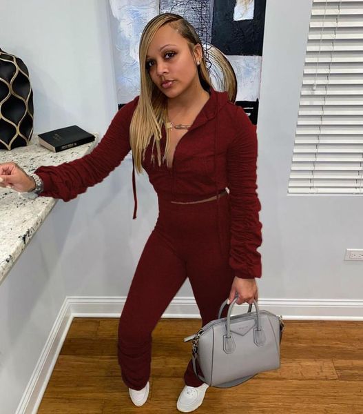 dpsde 2021 woemn new fashion street casual style sets long sleeve hooded collar zipper elastic long pants two piece sets, Gray
dpsde 2021 woemn new fashion street casual style sets long sleeve hooded collar zipper elastic long pants two piece sets, Gray