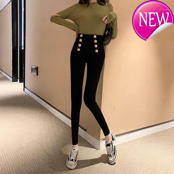 women black jeans autumn winter double-breasted pants zipper high waist stretch denim pants skinny trousers mujer1, Black;white
women black jeans autumn winter double-breasted pants zipper high waist stretch denim pants skinny trousers mujer1, Black;white